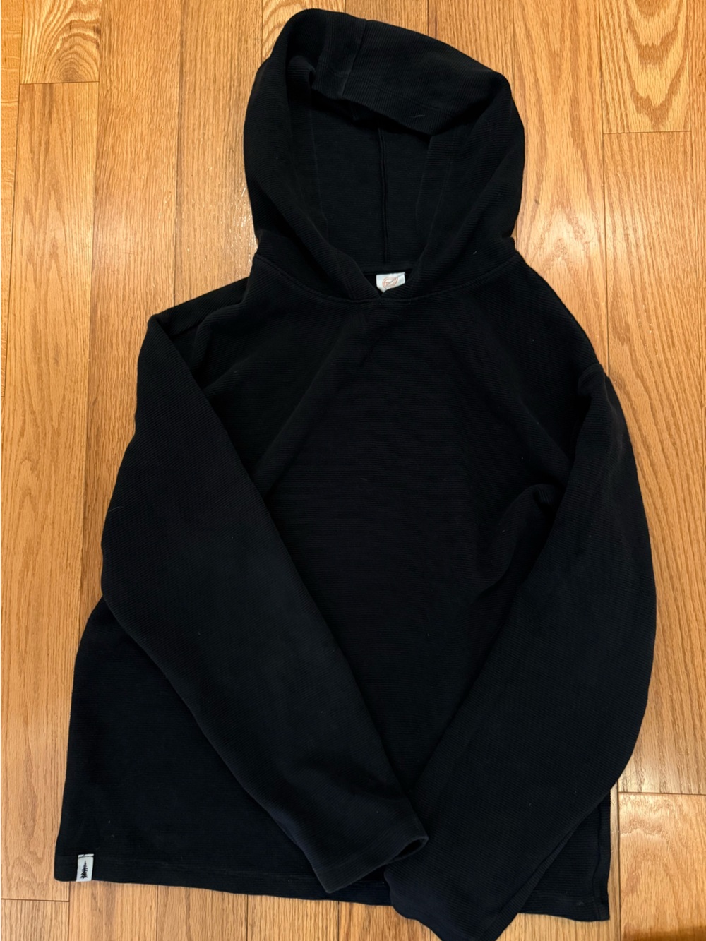 Boys Black Hooded Sweater - Classic Everyday Pullover